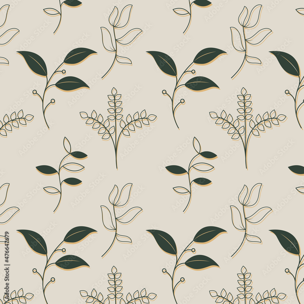 plants leaves pattern plants leaves pattern