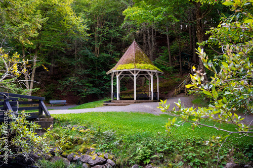 gazebo in Truro Park. Nova Scotia, Canada