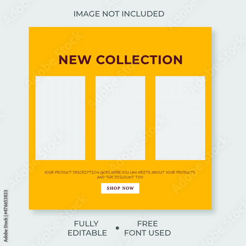 Fashion Sale Instagram Post Template Design