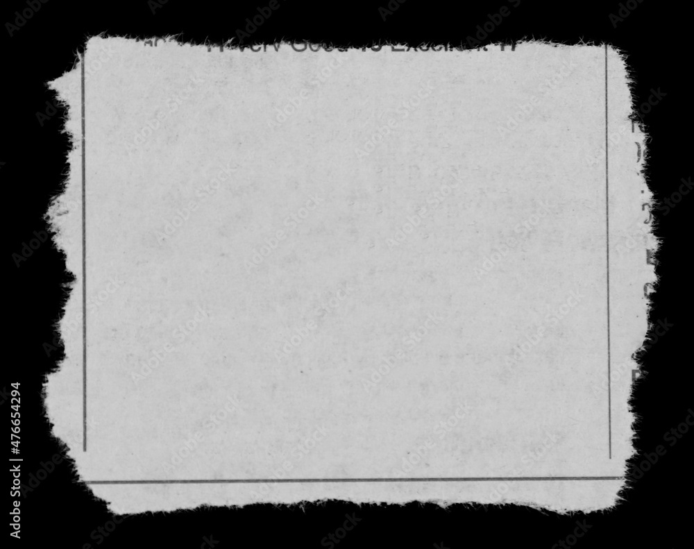 Torn paper on black Torn paper on black