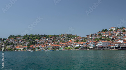 Piękny widok na miasto Ohrid