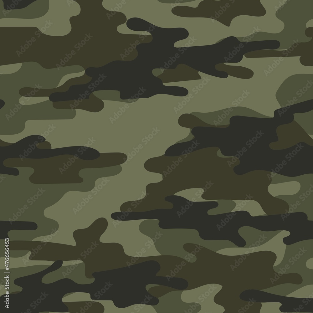 army green camouflage. vector print for clothes or print. seamless pattern army green camouflage. vector print for clothes or print. seamless pattern