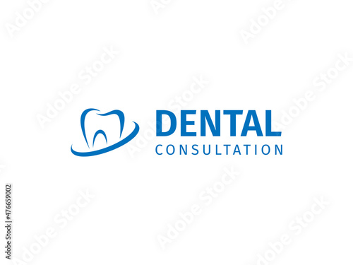 dental consultation logo design. logo template