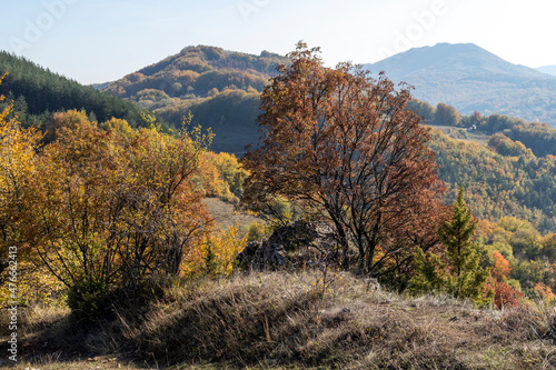 Autumn Landscape of Erul mountain near Kamenititsa peak  Bulgaria