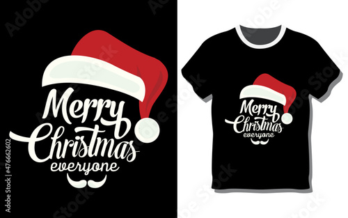 Merry Christmas t shirt design template