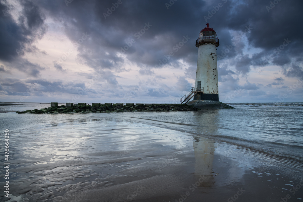 Talacre Lighthouse at Sunset 