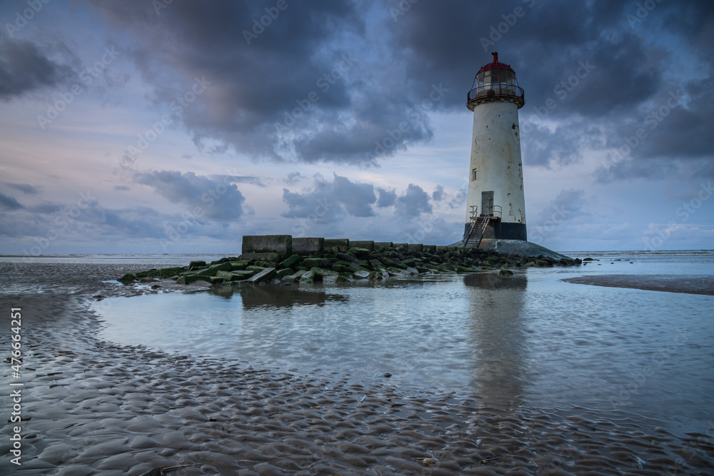 Talacre Lighthouse at Sunset 