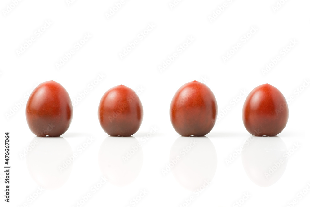 Fresh cherry tomato isolated on a white background Fresh cherry tomato isolated on a white background