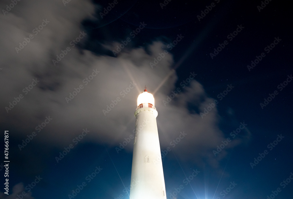 La Paloma lighthouse at night