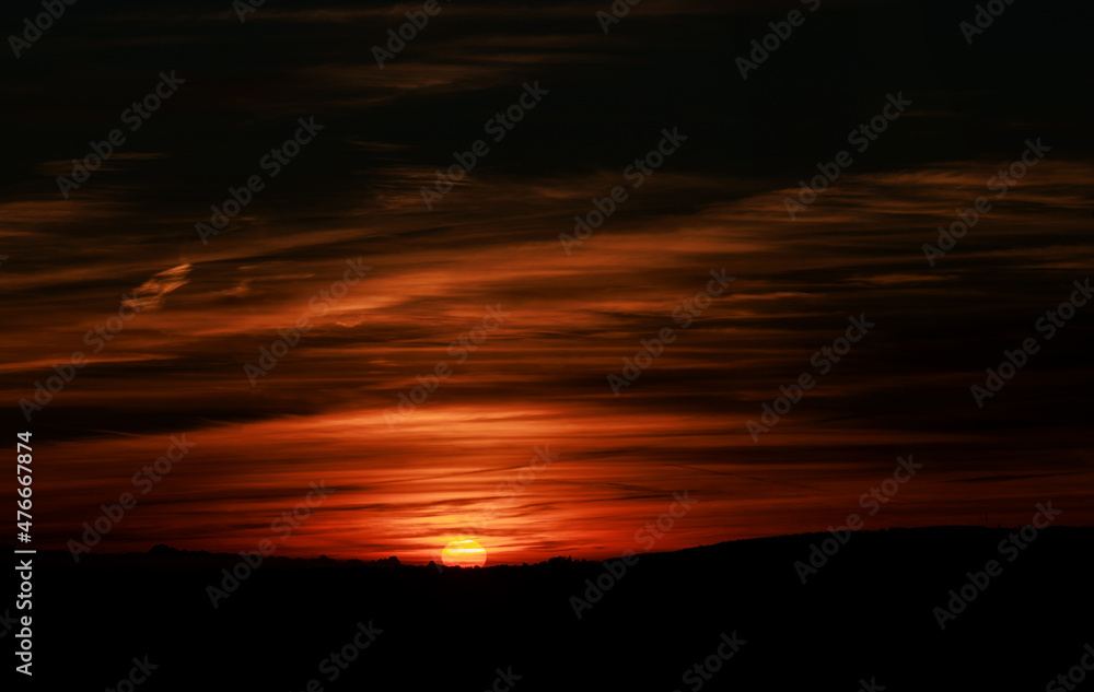 Dark sunset Dark sunset