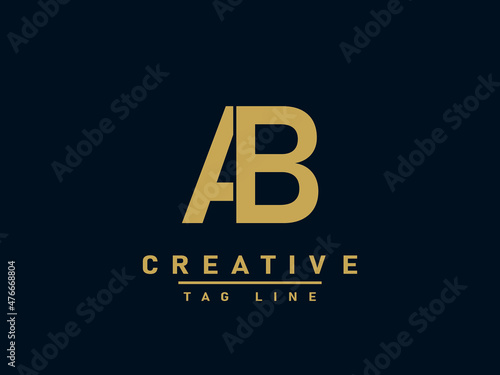 AB logo , Vector Template.
