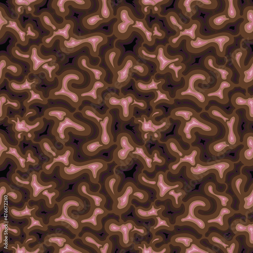 Vector seamless pattern. An ornament with an abstract background. Design print for textile, fabric, wallpaper, background.