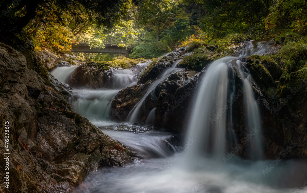 Beautiful natural and scenic waterfall