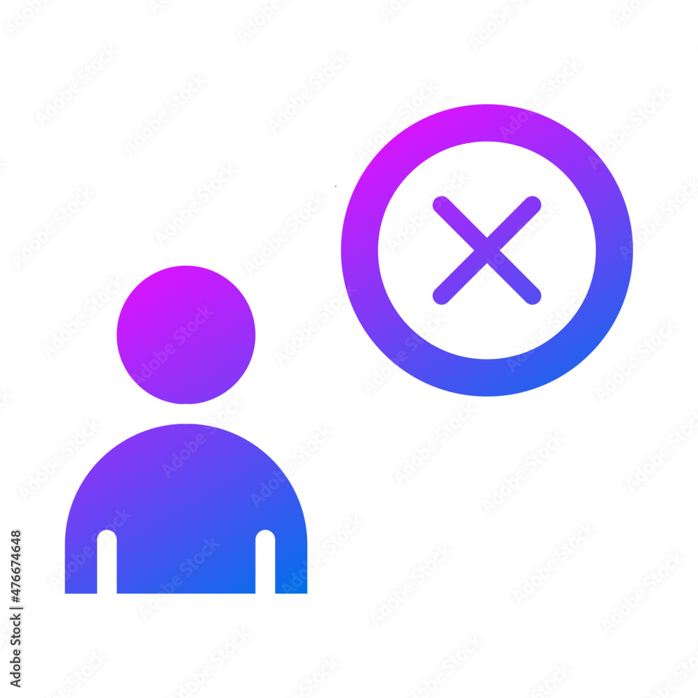 Check mark and human icon Check mark and human icon