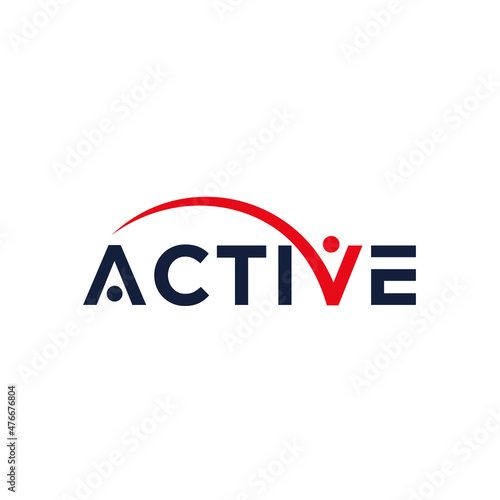 Typography Text Active Logo Design Inspiration
