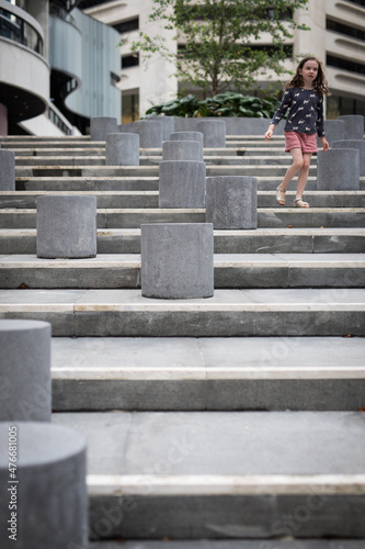 Photography Girl on the stairs