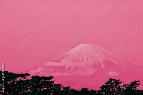 pinkish Fuji