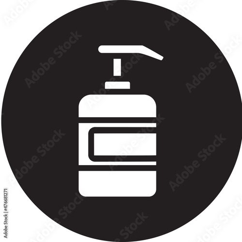 shampoo glyph icon
