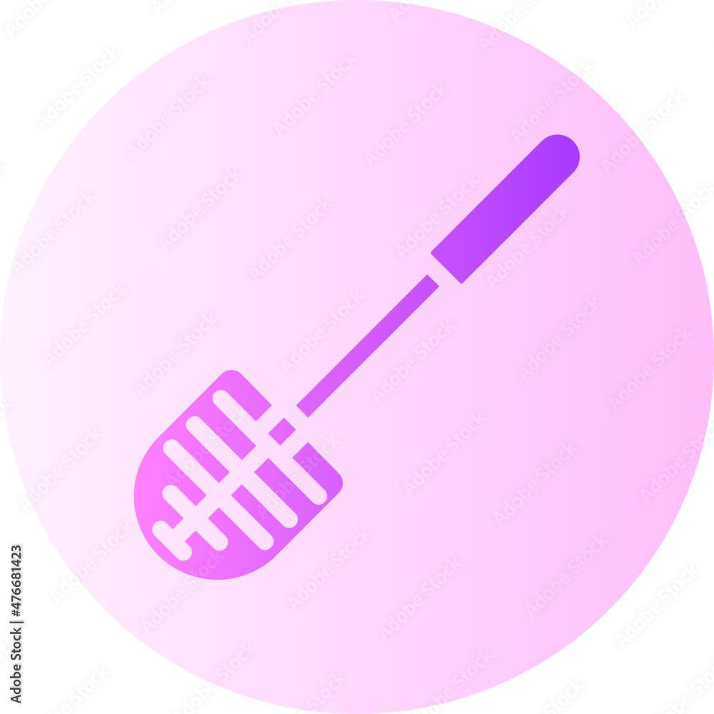 toilet brush gradient icon toilet brush gradient icon