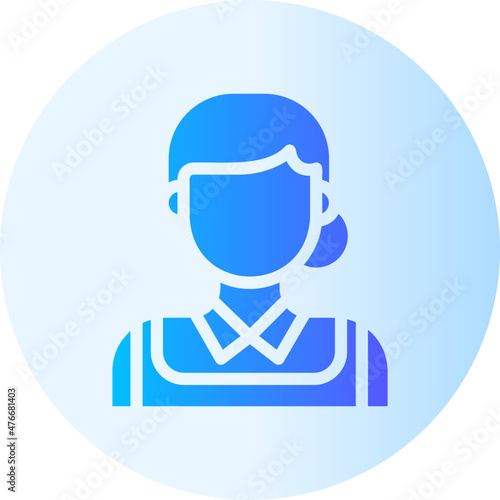 maid gradient icon