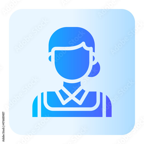 maid gradient icon