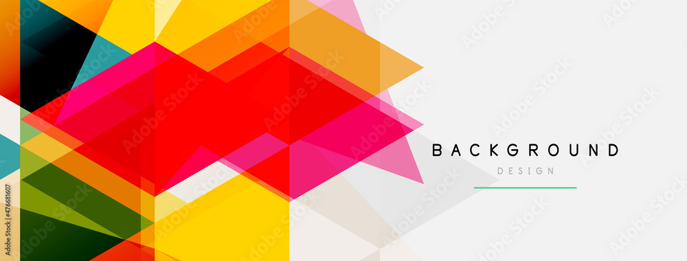 Mosaic triangles geometric background. Techno or business concept, pattern for wallpaper, banner, background, landing page Mosaic triangles geometric background. Techno or business concept, pattern for wallpaper, banner, background, landing page