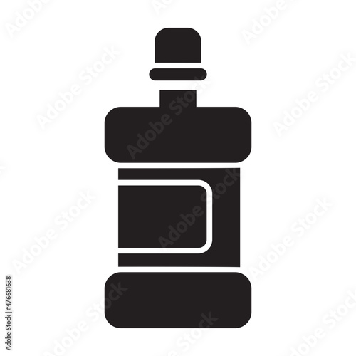 Mouthwash glyph icon