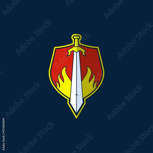 Sword logo vector templates