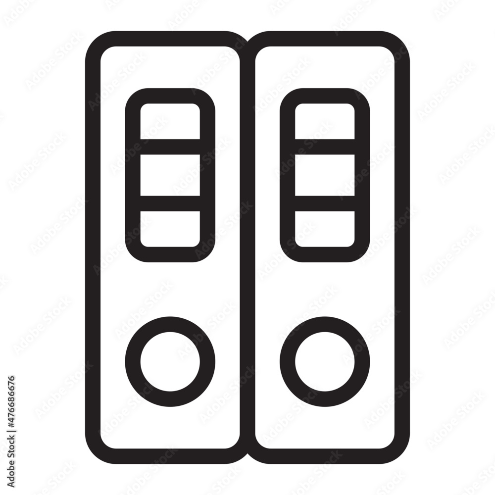 binder line icon binder line icon