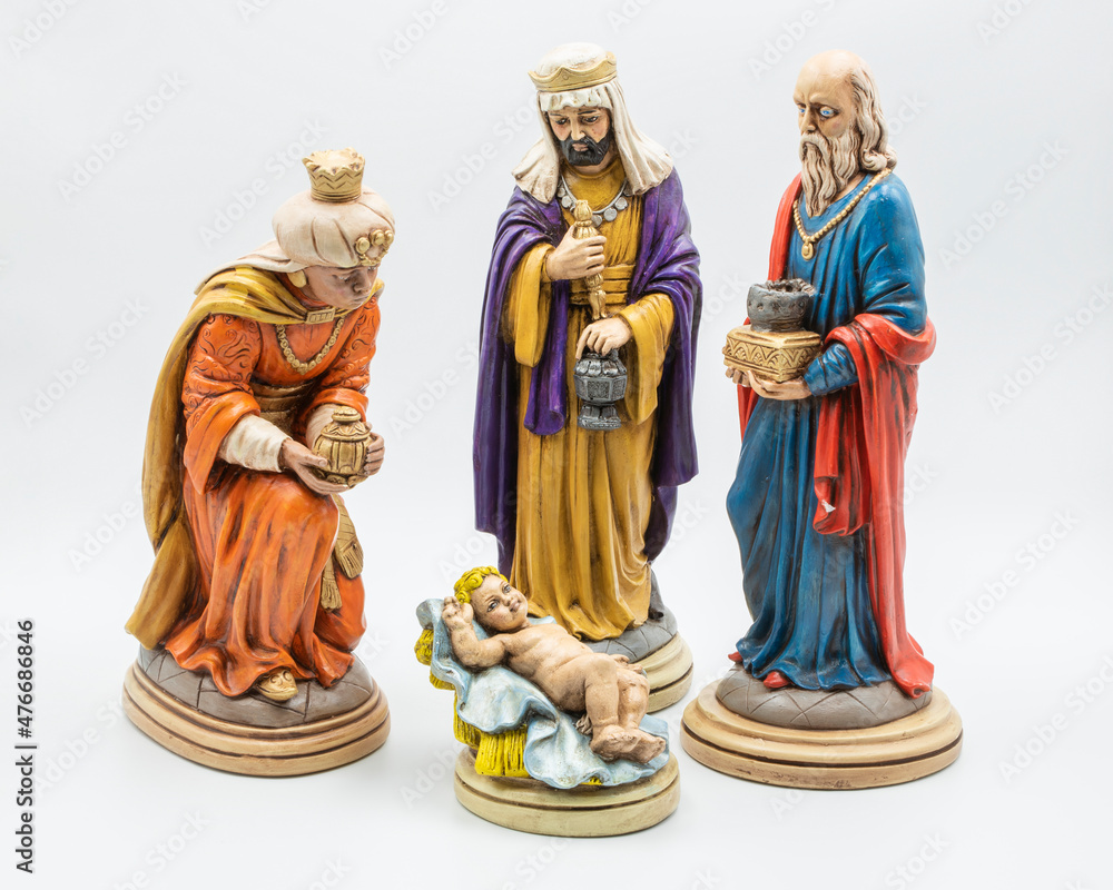 Christmas Nativity Scene with Baby Jesus