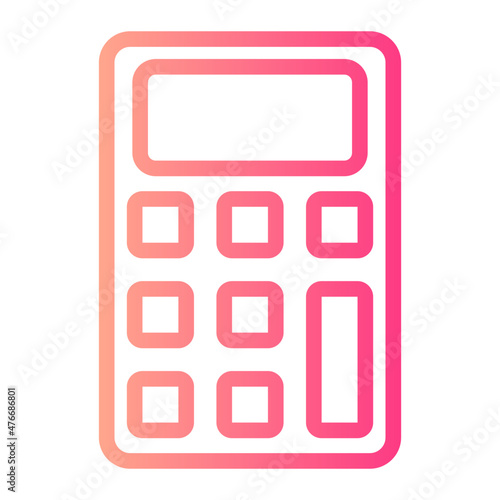 calculator gradient icon