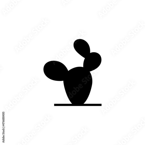 Cactus icon design template vector isolated illustration