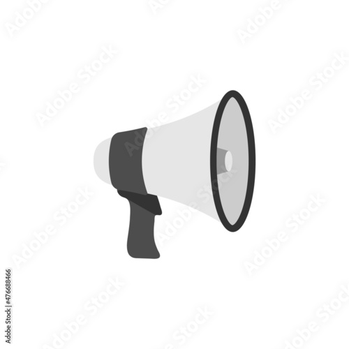 Megaphone icon design template vector isolated illustration