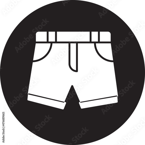 shorts glyph icon