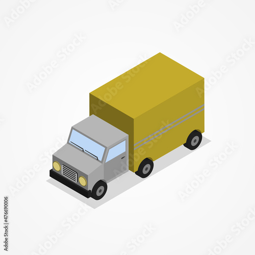 Isometric truck.