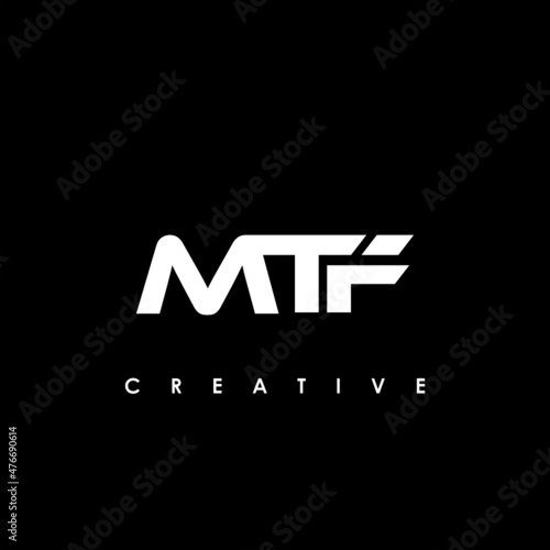 MTF Letter Initial Logo Design Template Vector Illustration photo