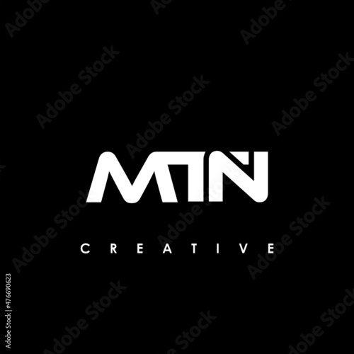 MTN Letter Initial Logo Design Template Vector Illustration