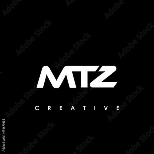MTZ Letter Initial Logo Design Template Vector Illustration
