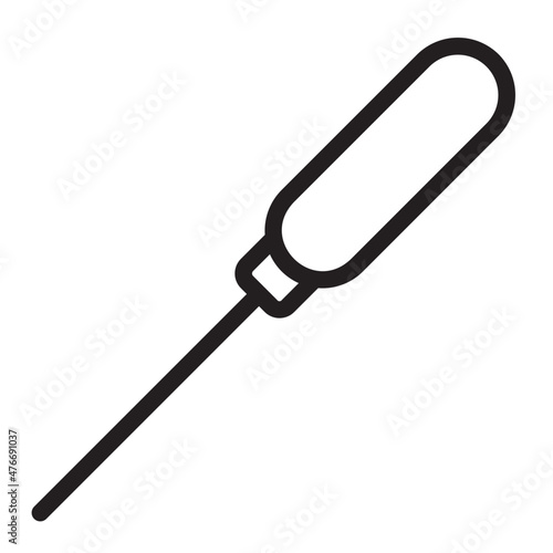 awl line icon