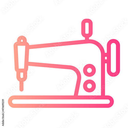 sewing gradient icon