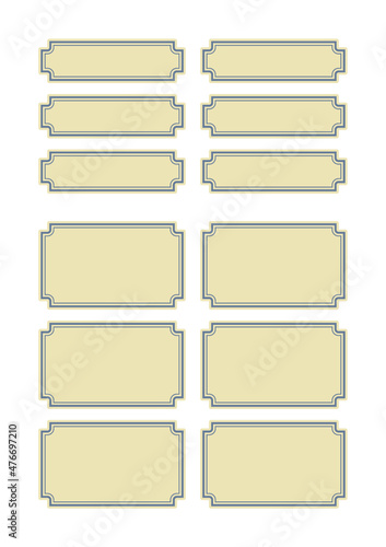 Name tag labeling system (C)