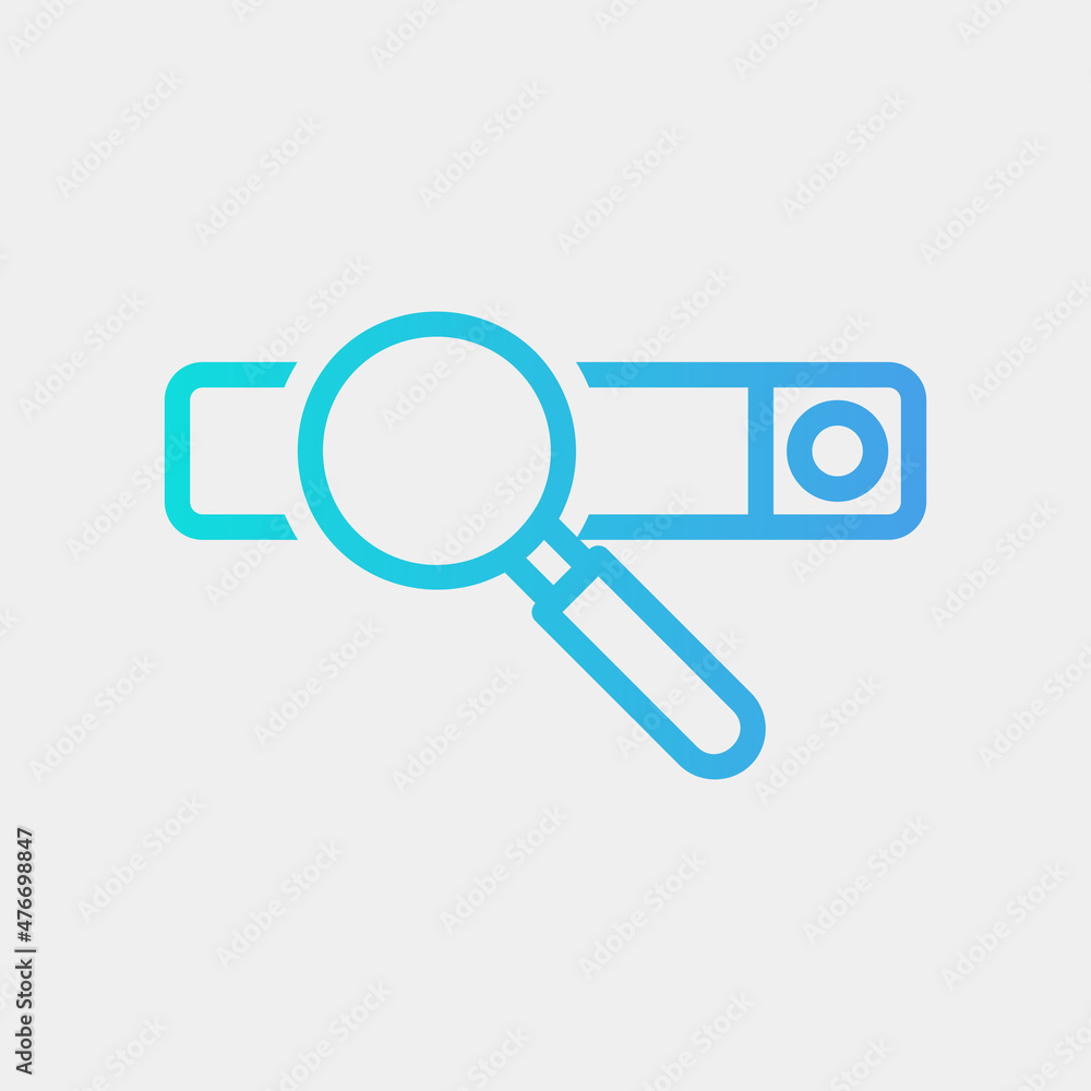 Search engine icon in gradient style about marketing and seo, use for website mobile app presentation Search engine icon in gradient style about marketing and seo, use for website mobile app presentation