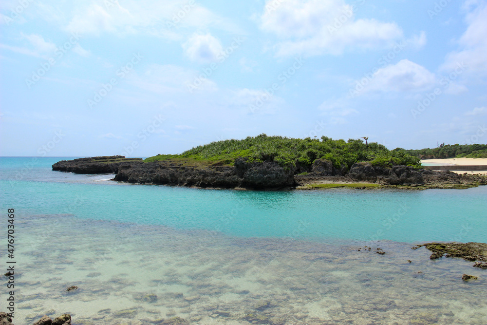 晴れた日の南の島　沖縄
