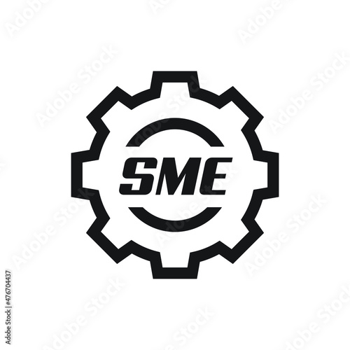 SME concept small and medium sized enterprises icon design vector illustration