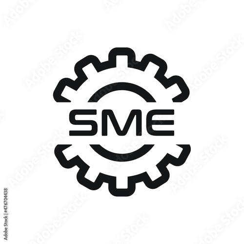SME concept small and medium sized enterprises icon design vector illustration