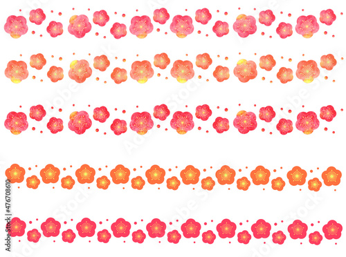 梅のラインセット