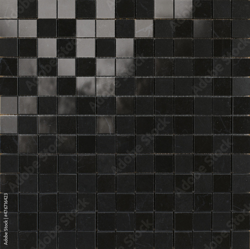 3D Fototapete Badezimmer - Fototapete Mosaic textures for bathroom and toilet, background and wallpaper. High definition