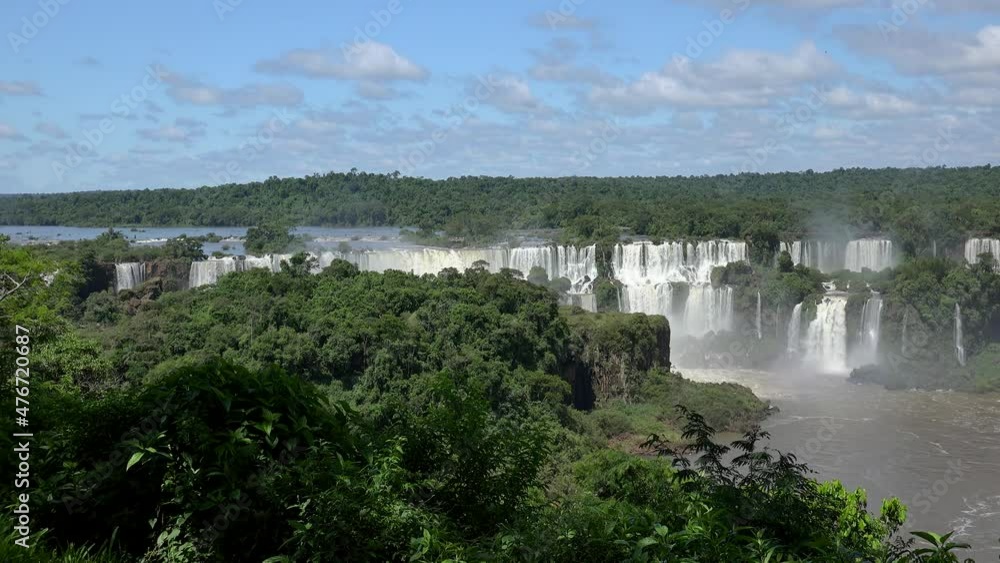 Argentine side of Iguazu Falls. View from Brazilian side. Argentine side of Iguazu Falls. View from Brazilian side.