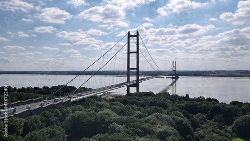 The Humber Bridge, East Yorkshire, UK