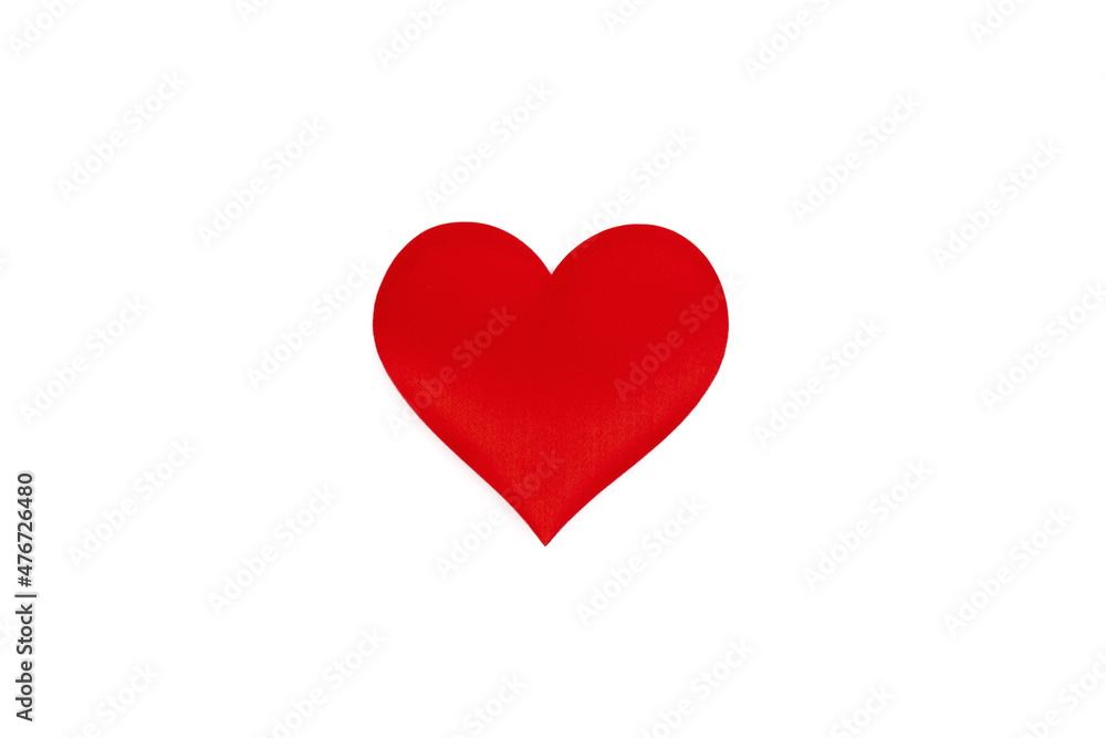 Red heart, isolated on white background. Decorative element for design for Valentines Day, invitations, cover, wedding card. Red heart, isolated on white background. Decorative element for design for Valentines Day, invitations, cover, wedding card.
